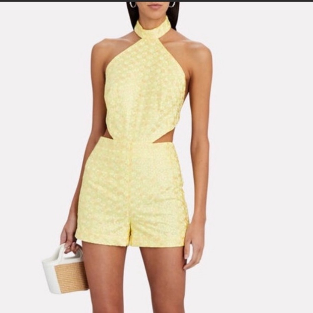 NWT Staud Backless Romper